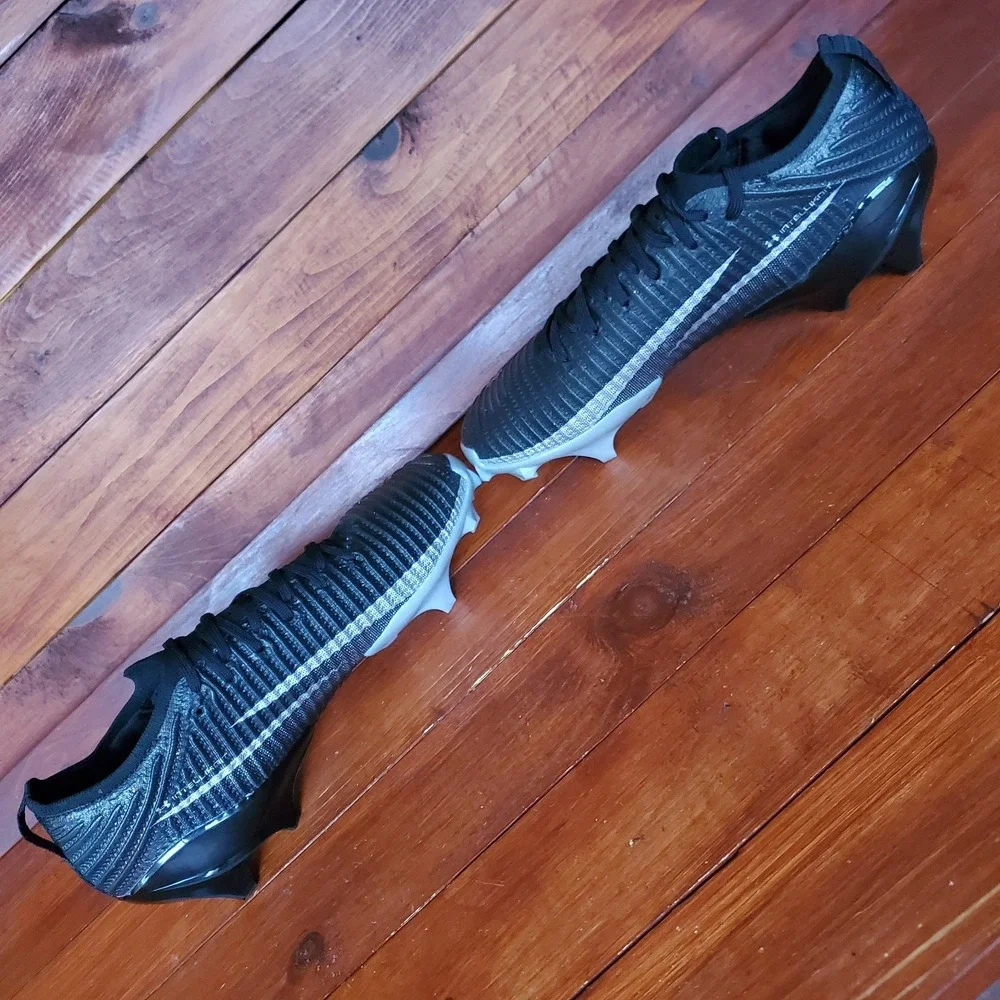 Under Armour Blur Pro Football Cleats Men‎ 10.5 Black Silver HOVR 3028220-003 - Picture 5 of 7